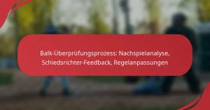 Balk-Überprüfungsprozess: Nachspielanalyse, Schiedsrichter-Feedback, Regelanpassungen