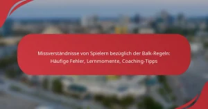 Missverständnisse von Spielern bezüglich der Balk-Regeln: Häufige Fehler, Lernmomente, Coaching-Tipps